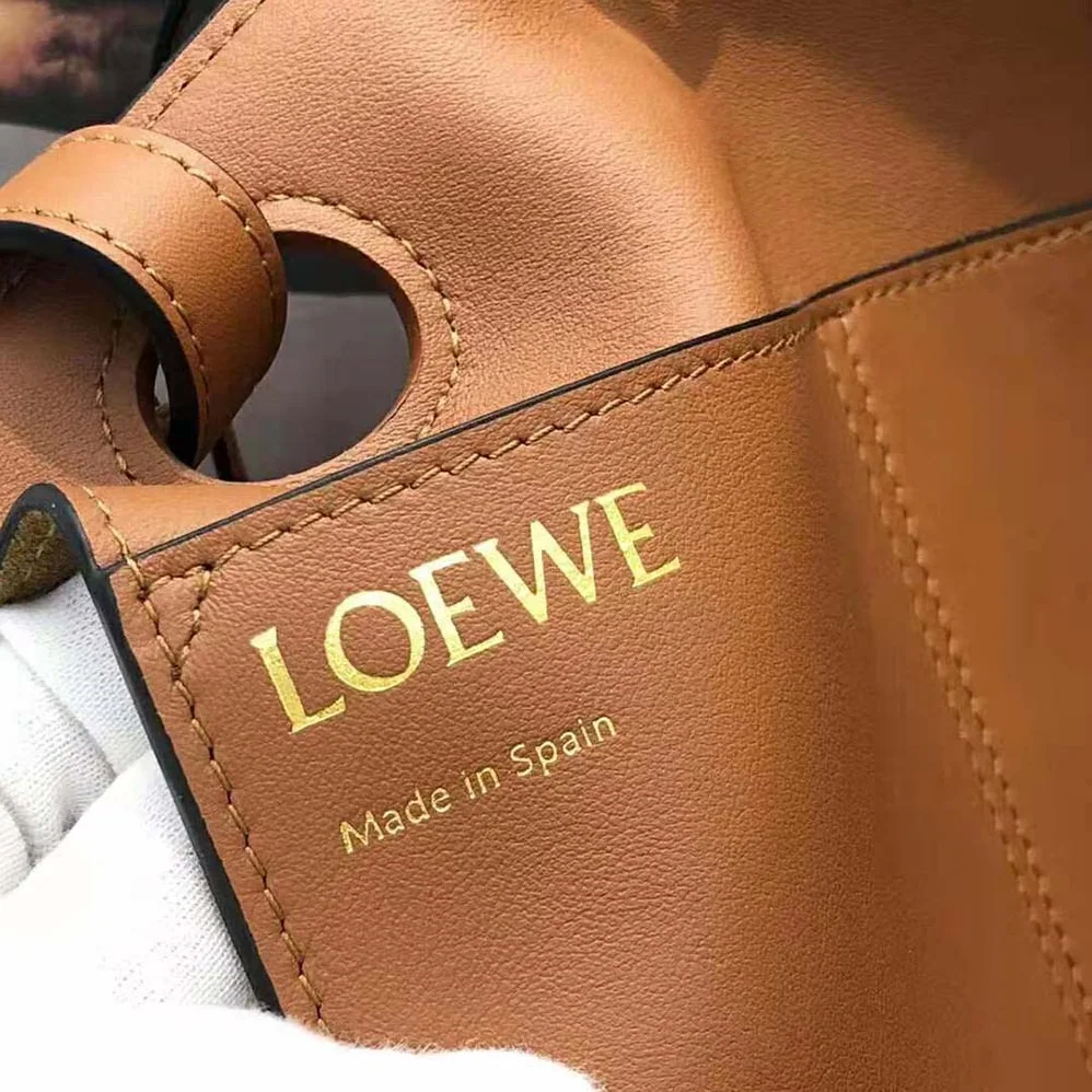 Loewe Small Anagram Tote in Classic Calfskin for Women in Brown
