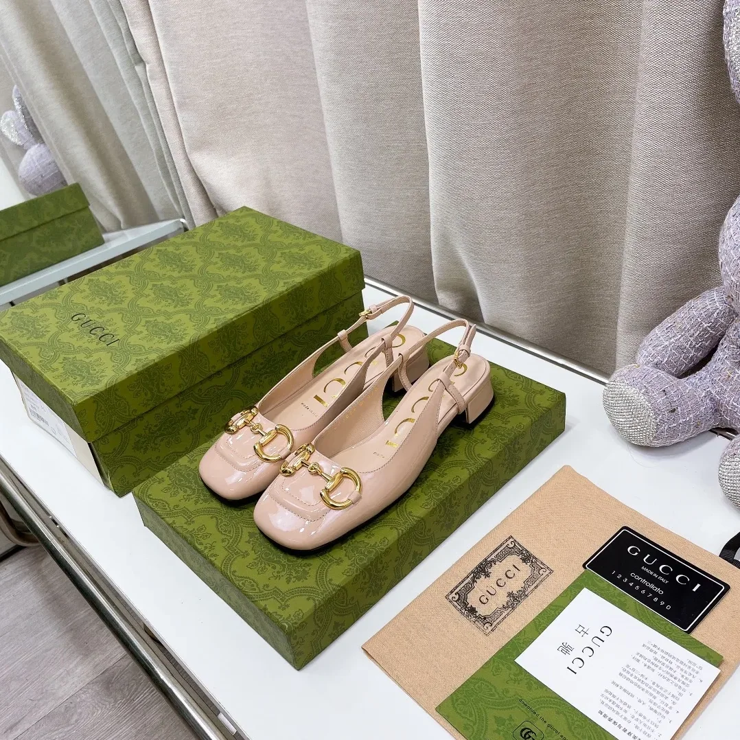 Gucci Slingback With Horsebit Pink for Women