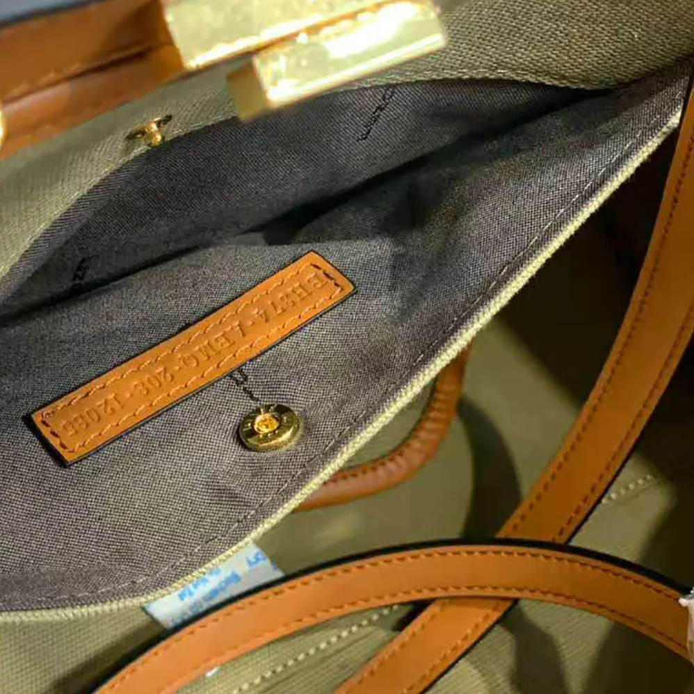 Fendi Peekaboo X for Women in Tote Green Canvas Bag Fendi Peekaboo X for Women in Tote Green Canvas Bag