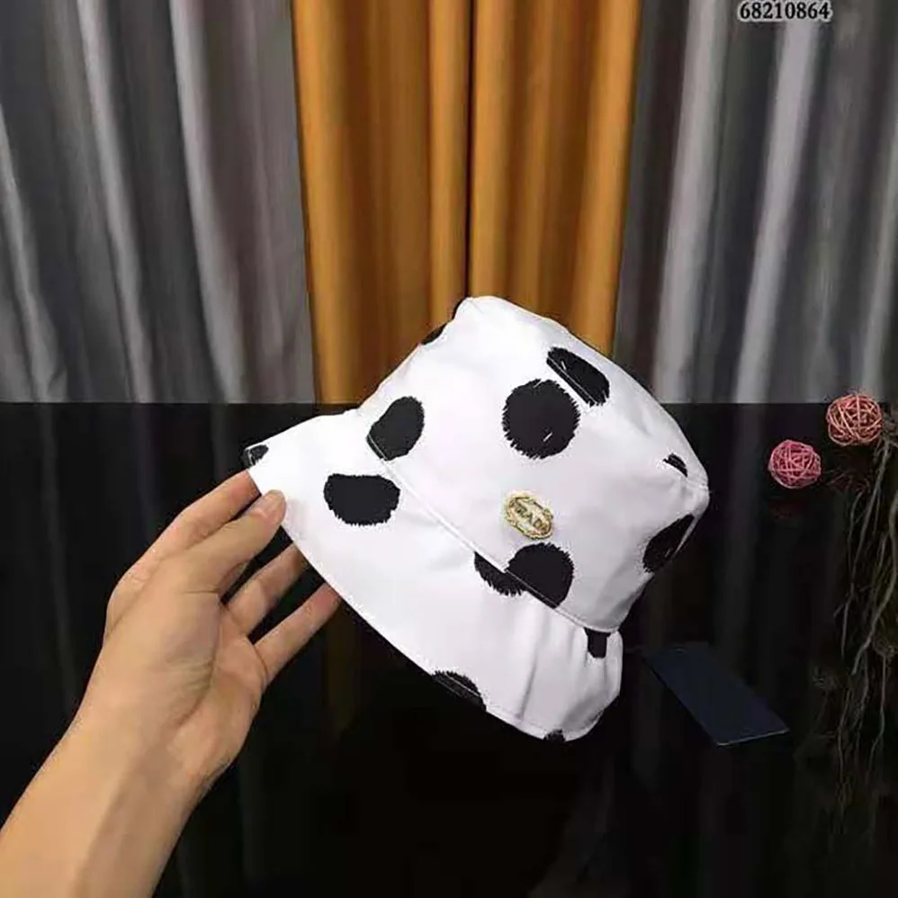 Prada Printed Re-Nylon Bucket Hat for Women in White