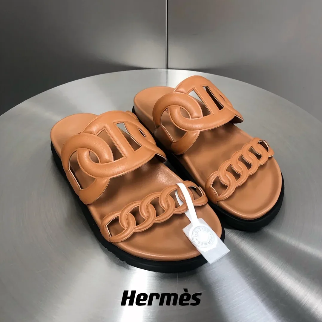 Hermes Extra Sandal Brown Hermes Extra Sandal Brown