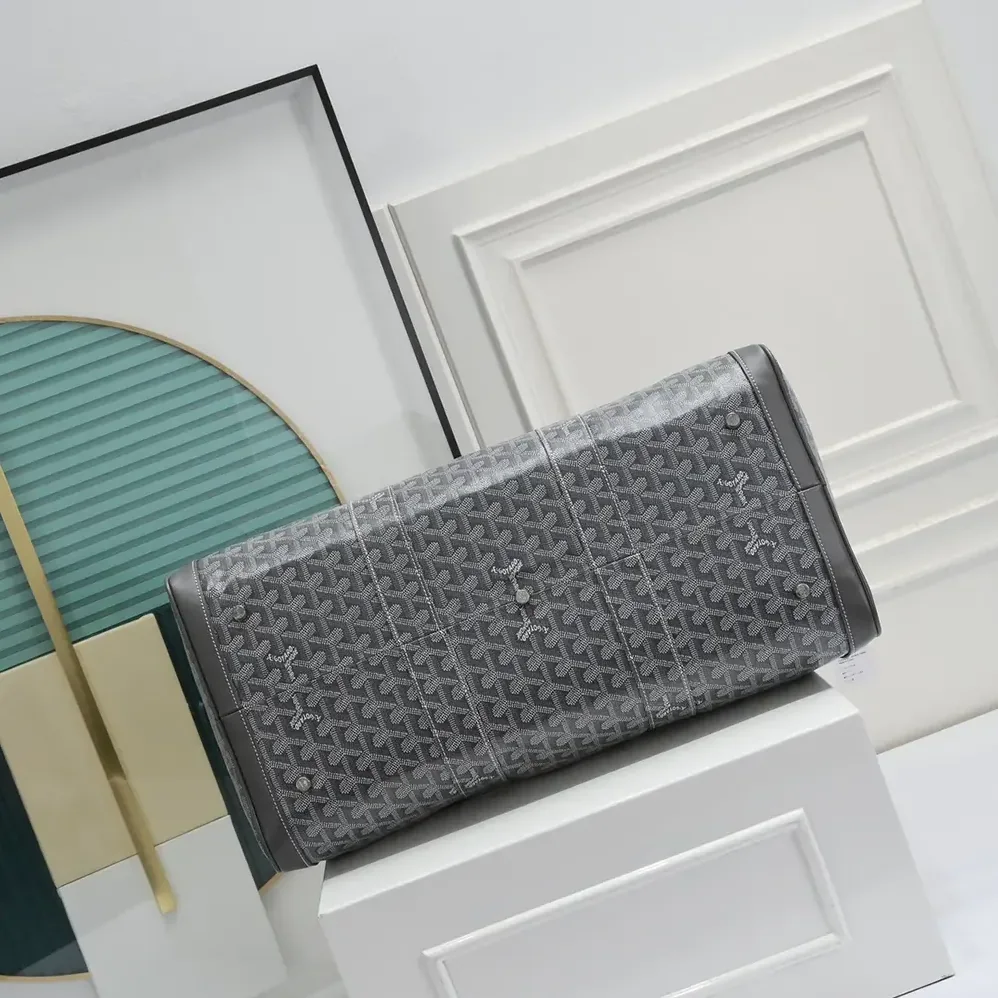 Goyard Boston 50 Bag for Unisex in Grey Goyard Boston 50 Bag for Unisex in Grey