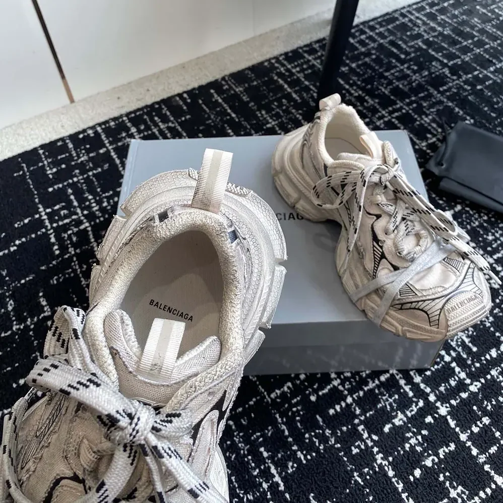 Balenciaga 3XL Sneaker in Beige Mesh and Polyurethane for Unisex