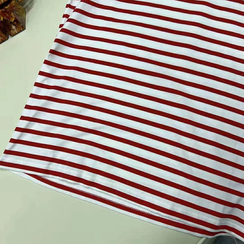 Prada Printed Interlock T-shirt for Women in Red