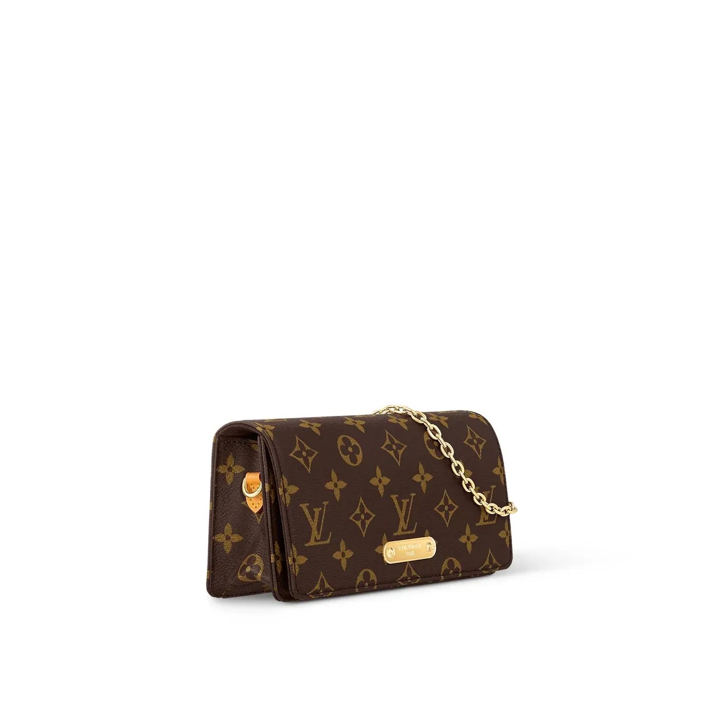 Louis Vuitton Wallet On Chain Lily Brown 8,/20 Louis Vuitton Wallet On Chain Lily Brown 8,/20