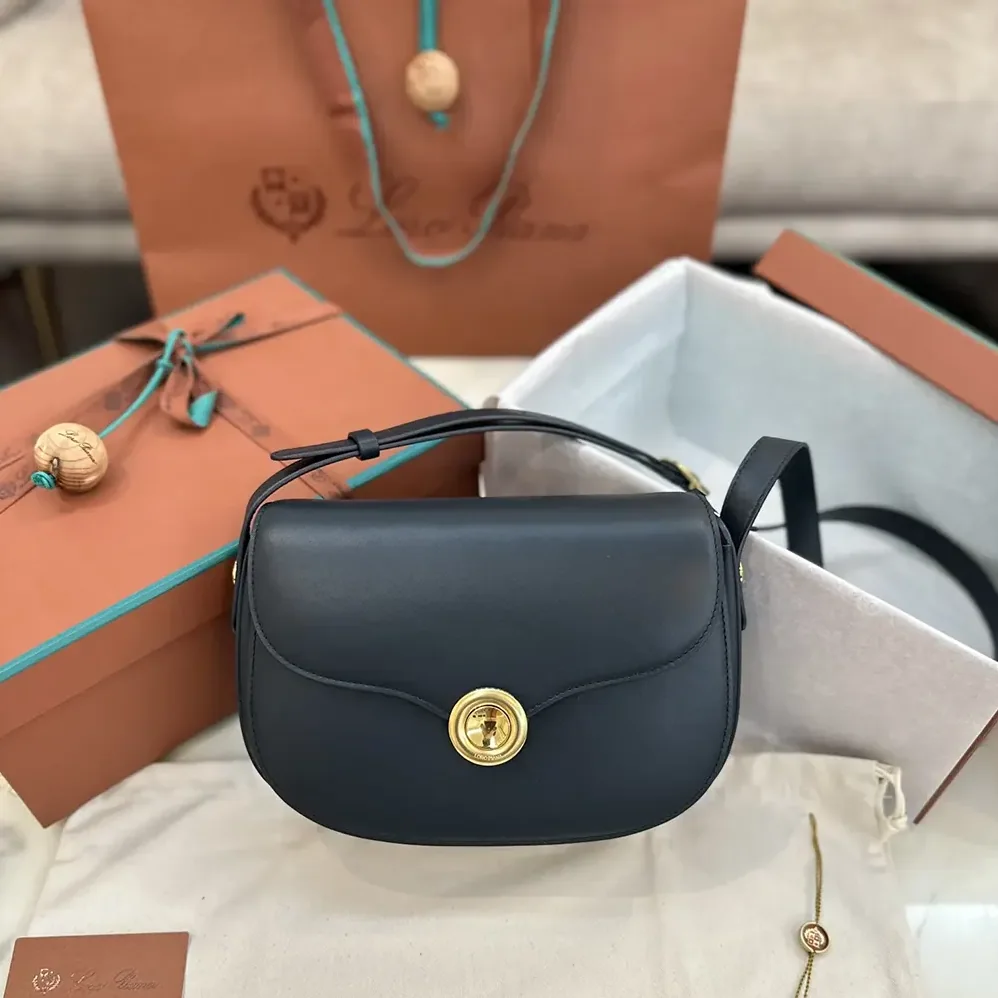 Loro Piana Mini Ghiera Bag for Women in Black