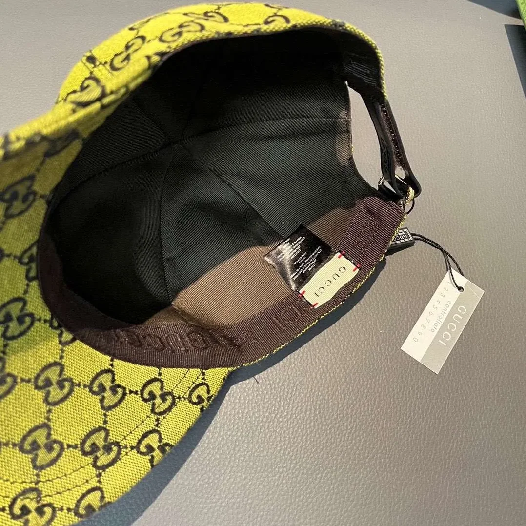 Gucci Baseball Hat Yellow