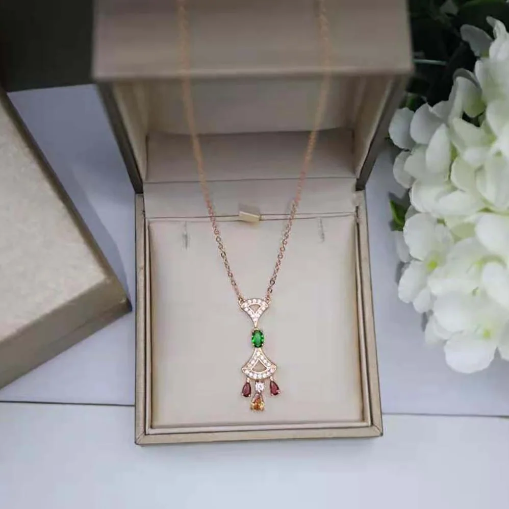 Bvlgari Divas Dream Necklace 18 KT Rose Gold for Women Bvlgari Divas Dream Necklace 18 KT Rose Gold for Women
