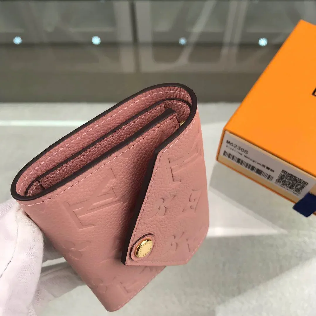 Louis Vuitton Victorine Wallet Monogram Empreinte Pink Louis Vuitton Victorine Wallet Monogram Empreinte Pink