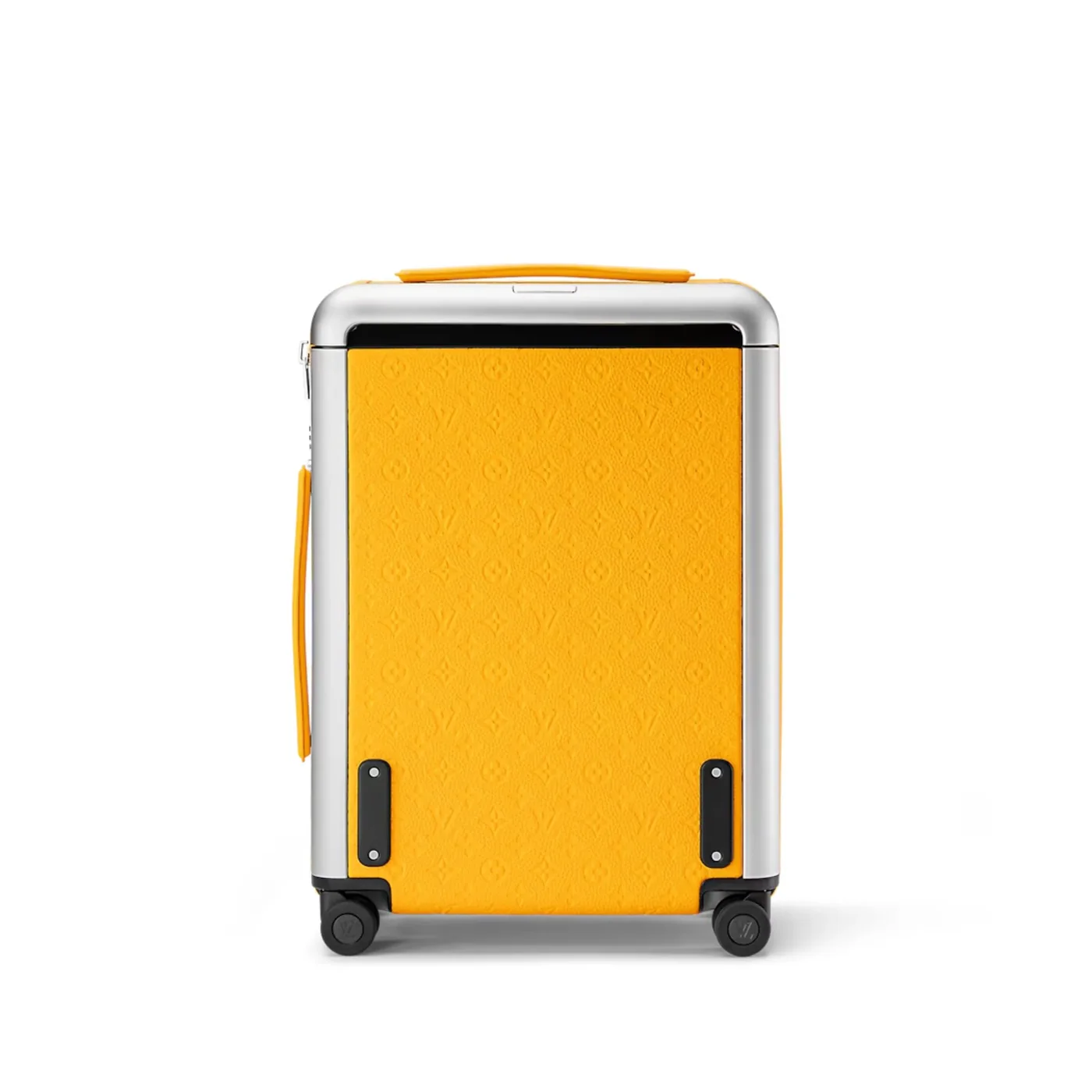 Louis Vuitton Horizon 55 Suitcase in Yellow Silver Hardware