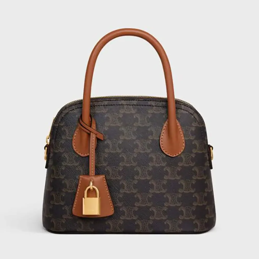 Celine Teen Honorine Bag in Triomphe Canvas and Calfskin for Women Celine Teen Honorine Bag in Triomphe Canvas and Calfskin for Women