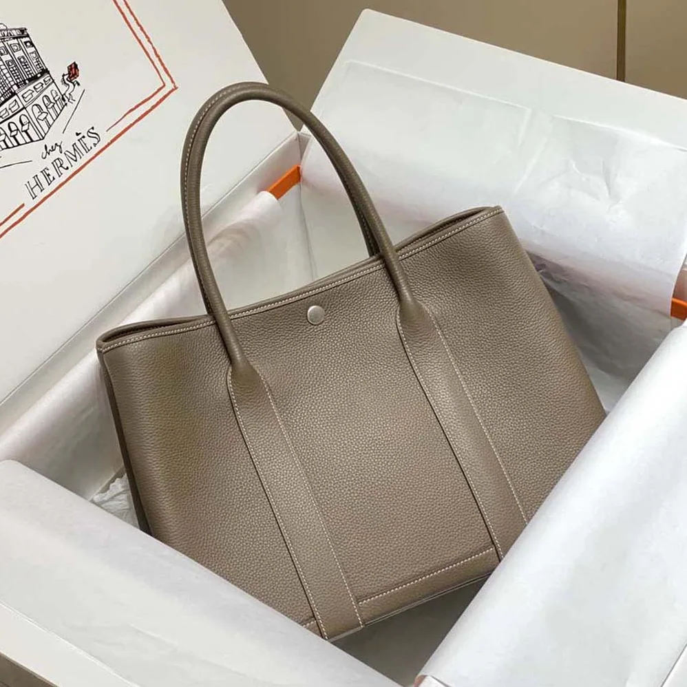 Hermes Garden Party 36 Voyage Bag for Unisex in Gray