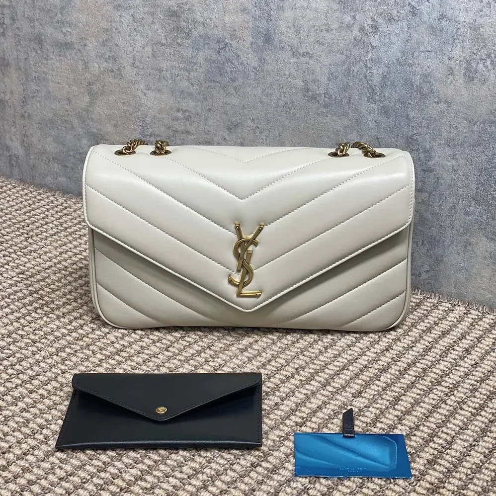 Saint Laurent YSL Loulou Medium in Matelasse Lambskin for Women