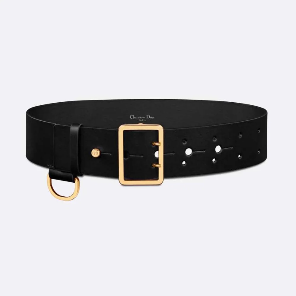Dior Punk Belt Black Matte Calfskin for Women Dior Punk Belt Black Matte Calfskin for Women