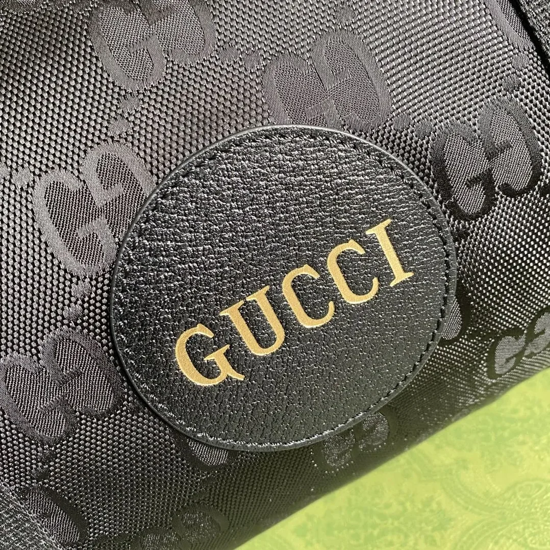 Gucci Off The Grid Duffle Bag Black GG Nylon / Gucci Off The Grid Duffle Bag Black GG Nylon /