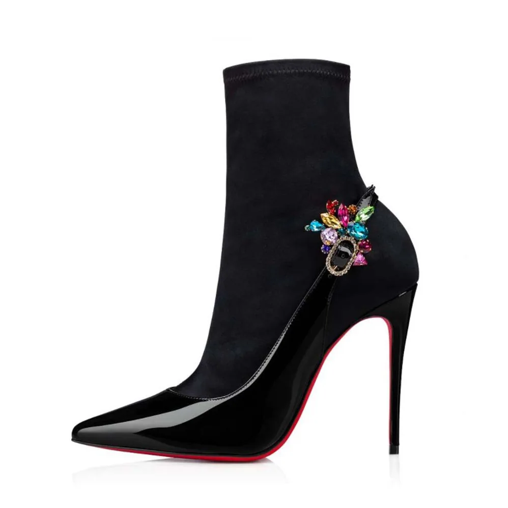 Christian Louboutin Jessie Booty Joli 100 mm Heel Height for Women in Black
