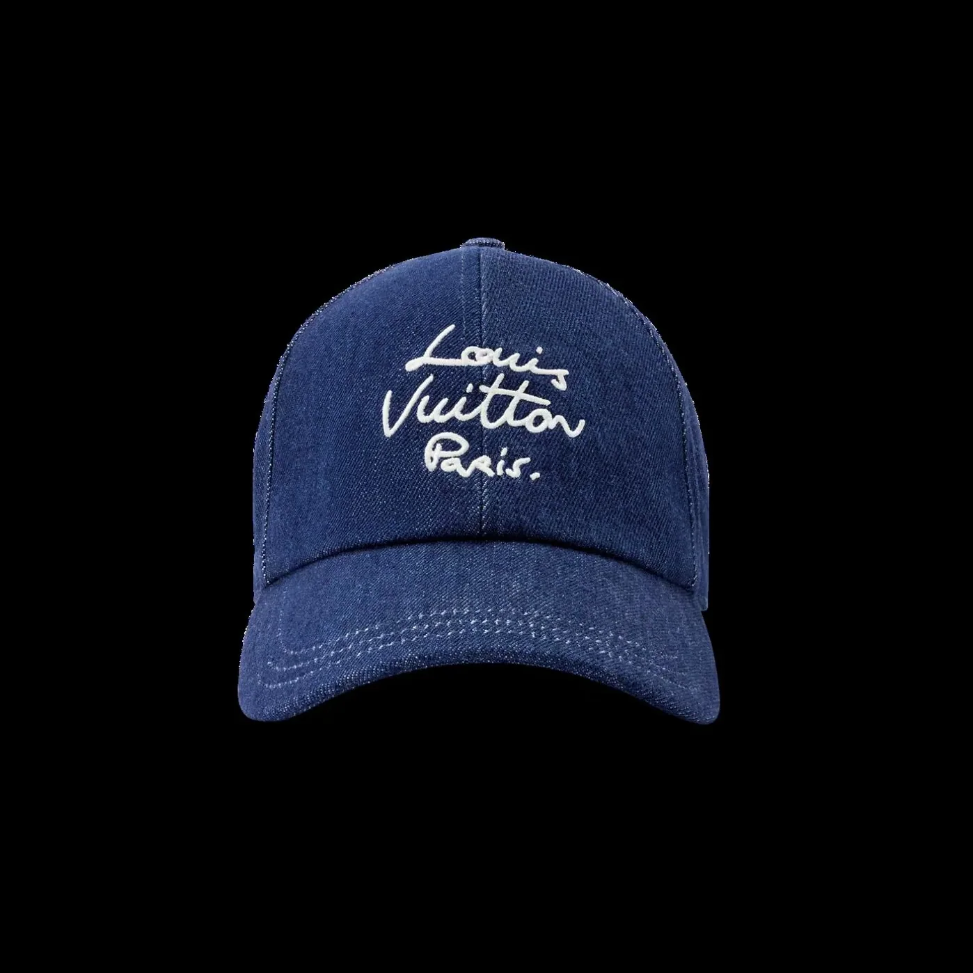 Louis Vuitton LV Script Cap Denim Blue