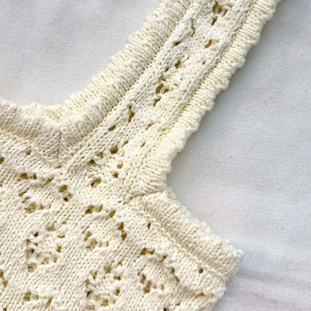 Celine Top in Cotton Pointelle for Women