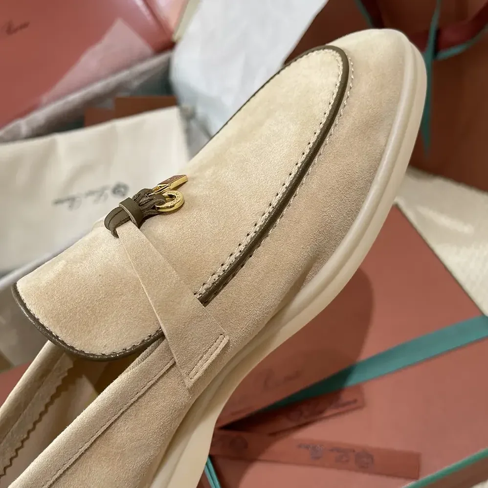 Loro Piana Summer Charms Walk Loafer for Unisex in Beige
