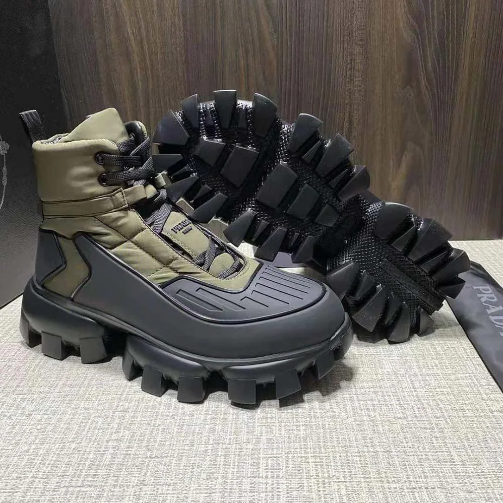 Prada Cloudbust Thunder Sneakers for Women in Dark Green Prada Cloudbust Thunder Sneakers for Women in Dark Green