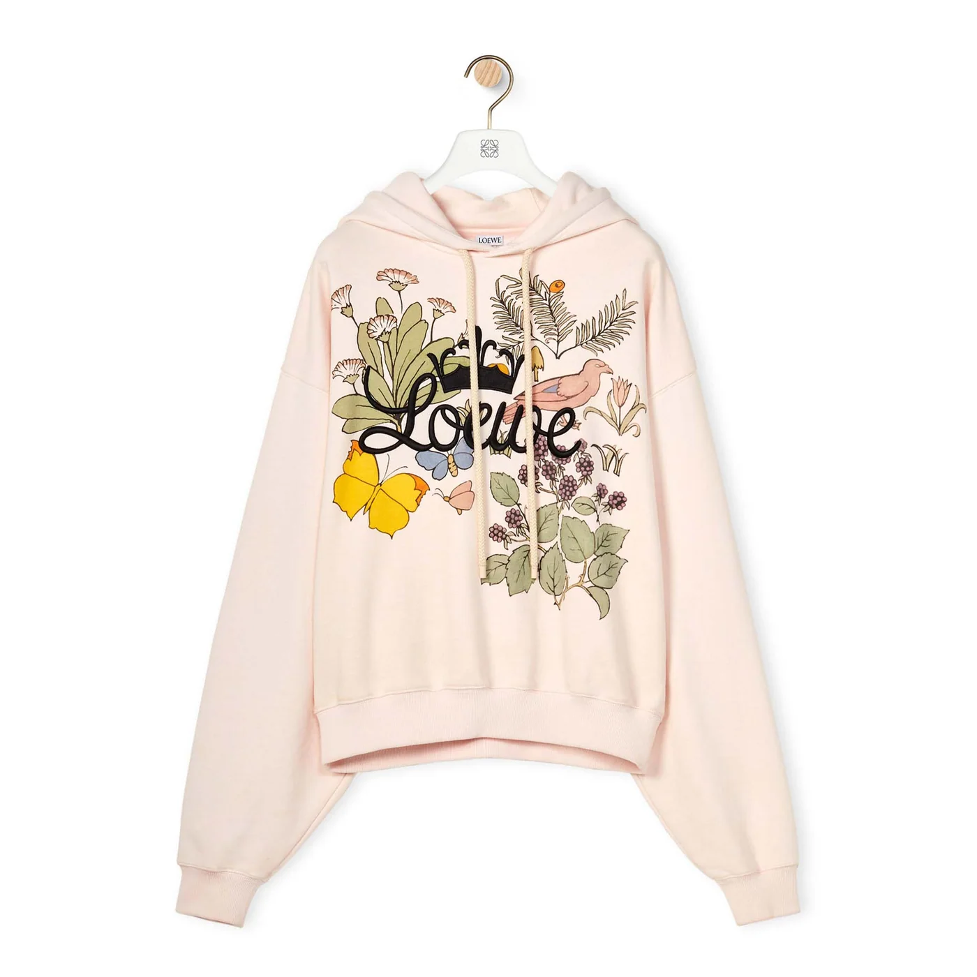 Loewe Herbarium LOEWE Hoodie in Cotton for Women Loewe Herbarium LOEWE Hoodie in Cotton for Women