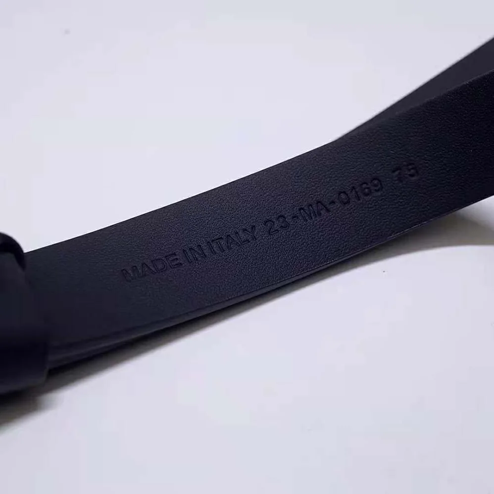 Dior Saddle Belt Black Matte Calfskin 20 MM for Women