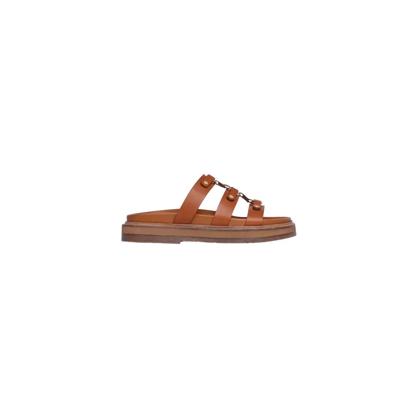Slides Tippi Calfskin Brown .04LU