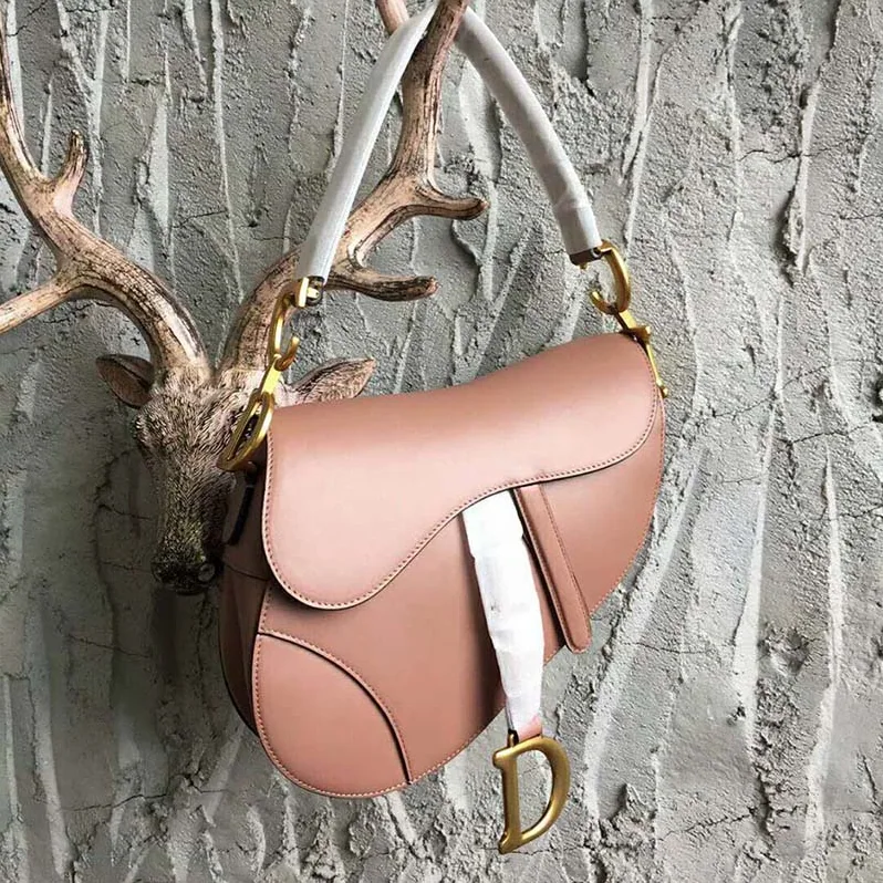Dior Saddle Bag in Pink Calfskin for Women Dior Saddle Bag in Pink Calfskin for Women