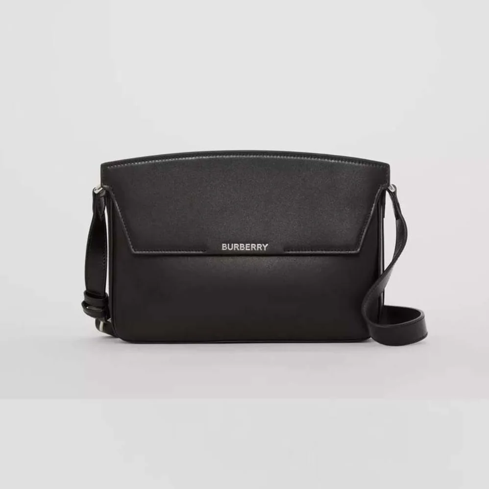 Burberry Leather Catherine Shoulder Bag for Women in Black Burberry Leather Catherine Shoulder Bag for Women in Black