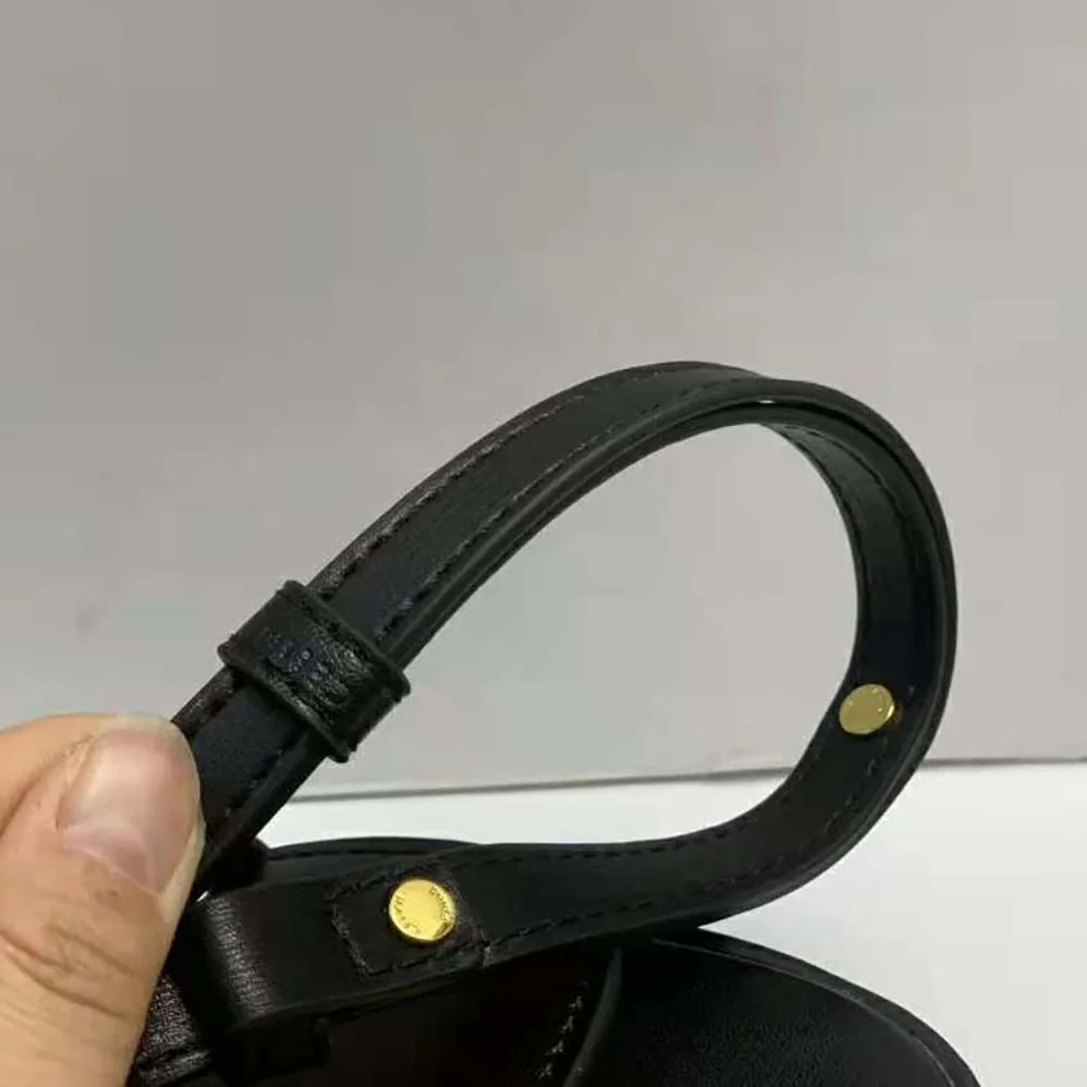 Celine Mini Triomphe in Shiny Calfskin for Women in Black