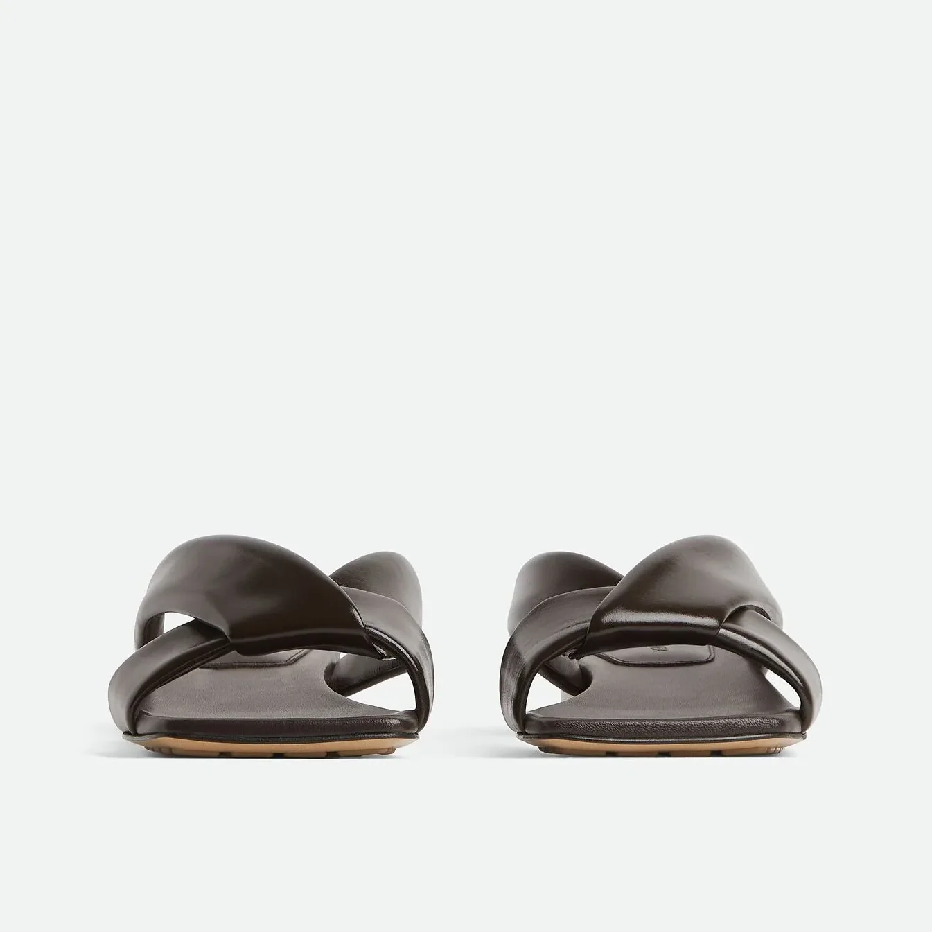 Bottega Veneta Riva Flat Mule Fondant Bottega Veneta Riva Flat Mule Fondant