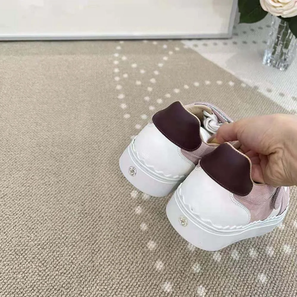 Chloe Lauren Sneaker with Strap for Women in Pink