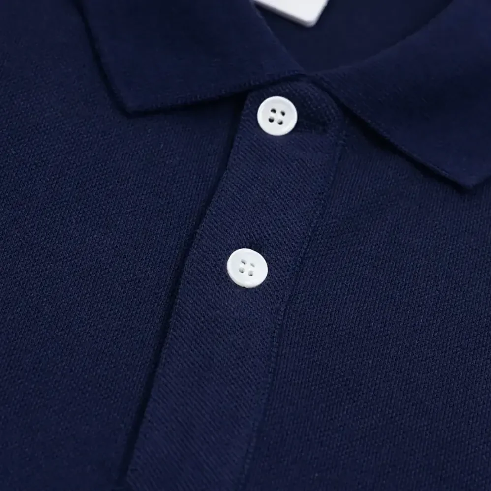 Dior CD Icon Polo Shirt Navy Blue Cotton Piqué for Men Dior CD Icon Polo Shirt Navy Blue Cotton Piqué for Men