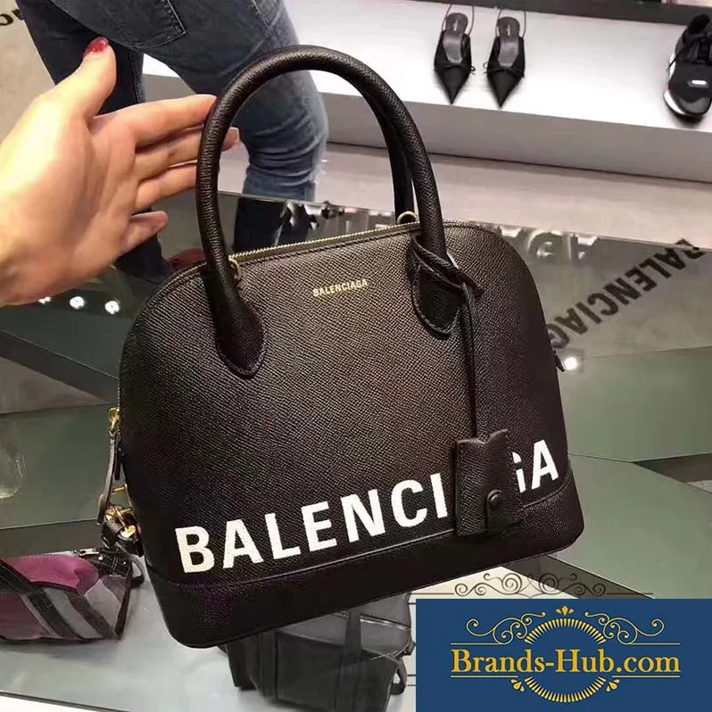 Balenciaga Ville Top Handle S Bag in Grained Calfskin for Women in Black Balenciaga Ville Top Handle S Bag in Grained Calfskin for Women in Black