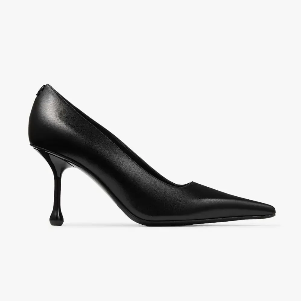 Jimmy Choo Ixia 80 Black Nappa Leather Pumps for Women