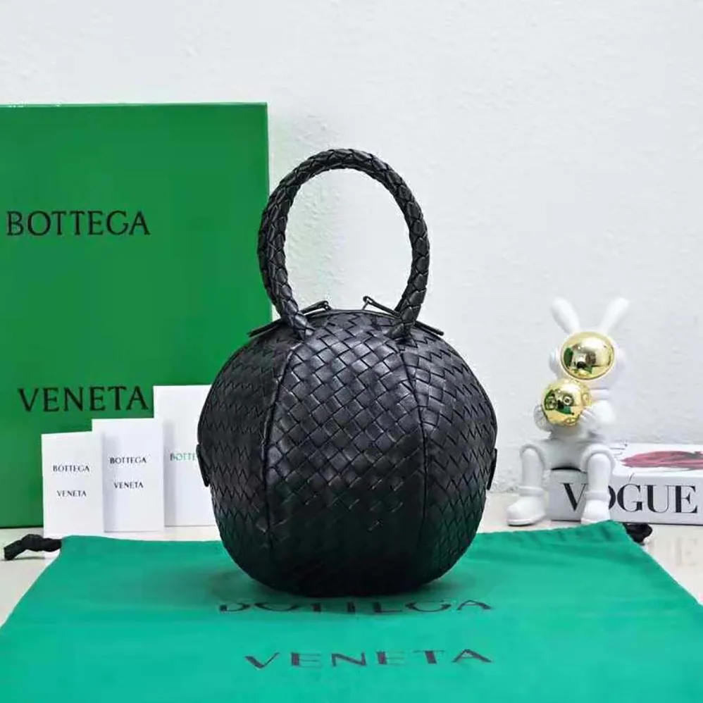 Bottega Veneta Mava Top Handle Bag for Women in Black Bottega Veneta Mava Top Handle Bag for Women in Black