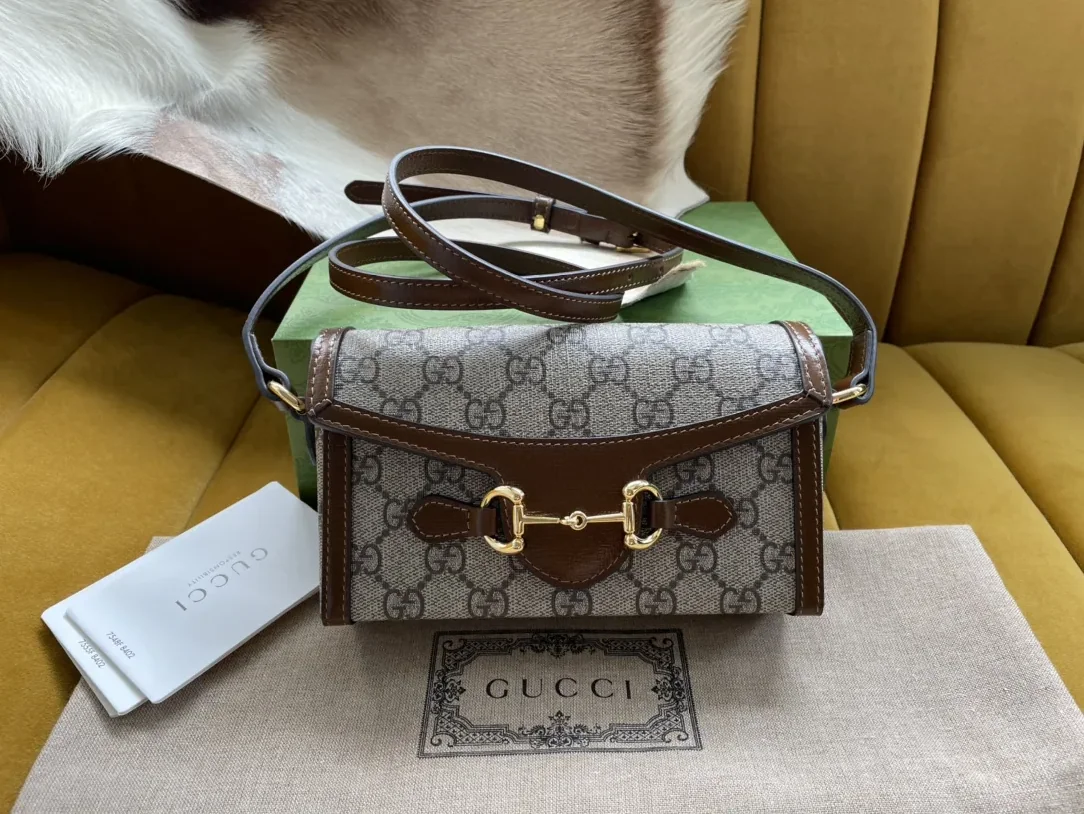 Gucci Children's Horsebit 1955 Mini Bag Beige