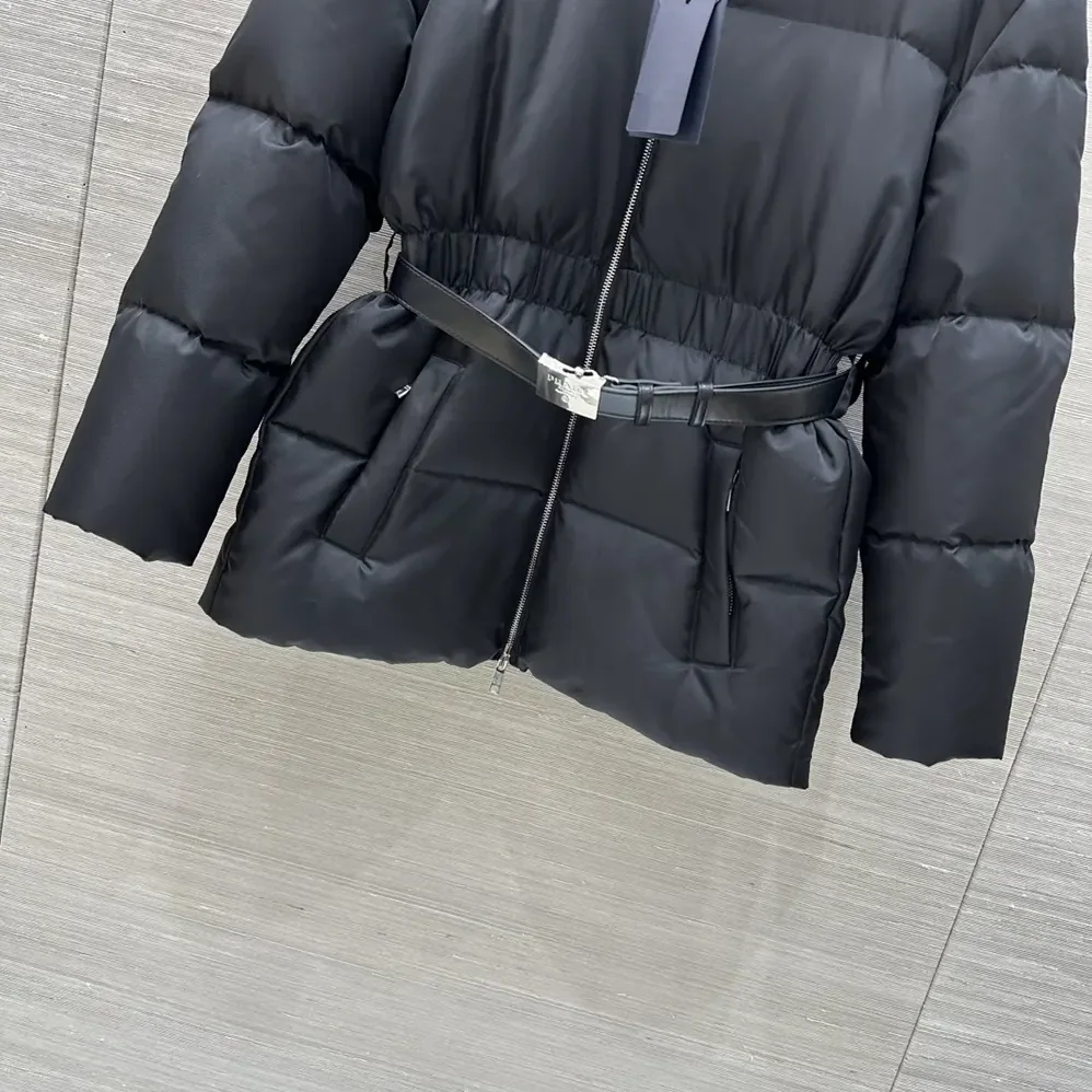 Prada Re for Men in Nylon Hooded Down Jacket Prada Re for Men in Nylon Hooded Down Jacket
