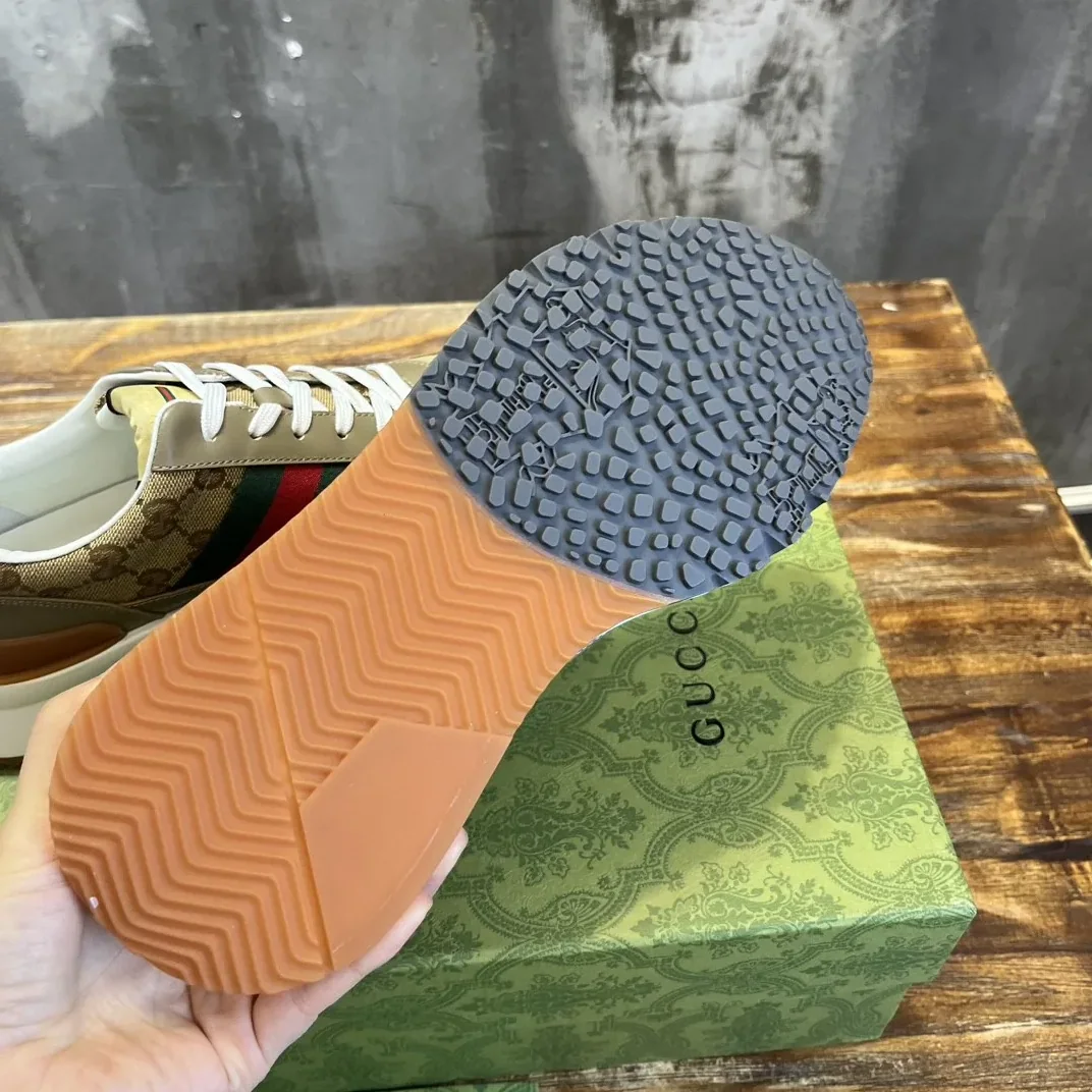 Gucci Sneaker With Web Beige Gucci Sneaker With Web Beige