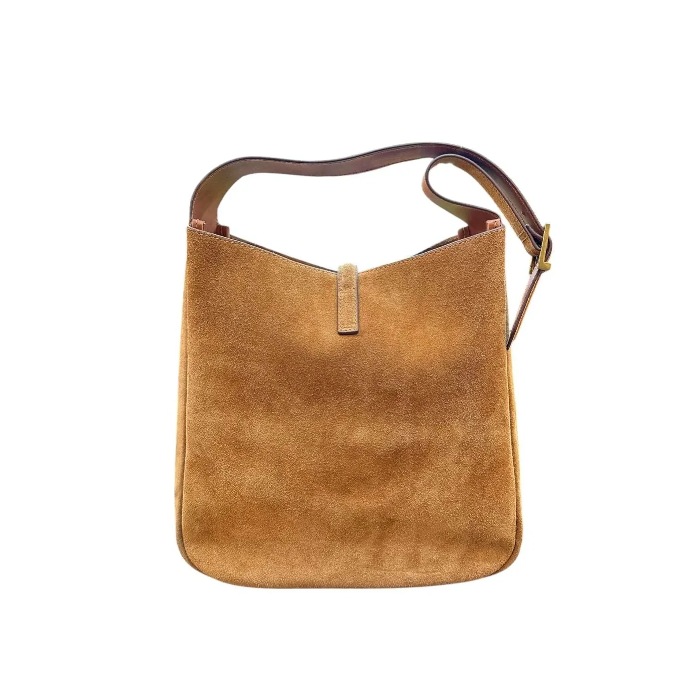 Le 5 A 7 Brown Suede Hobo Bag USA | Urban Valore