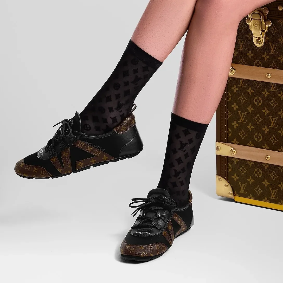 Louis Vuitton LV Sneakerina Black 1AHNDI Louis Vuitton LV Sneakerina Black 1AHNDI