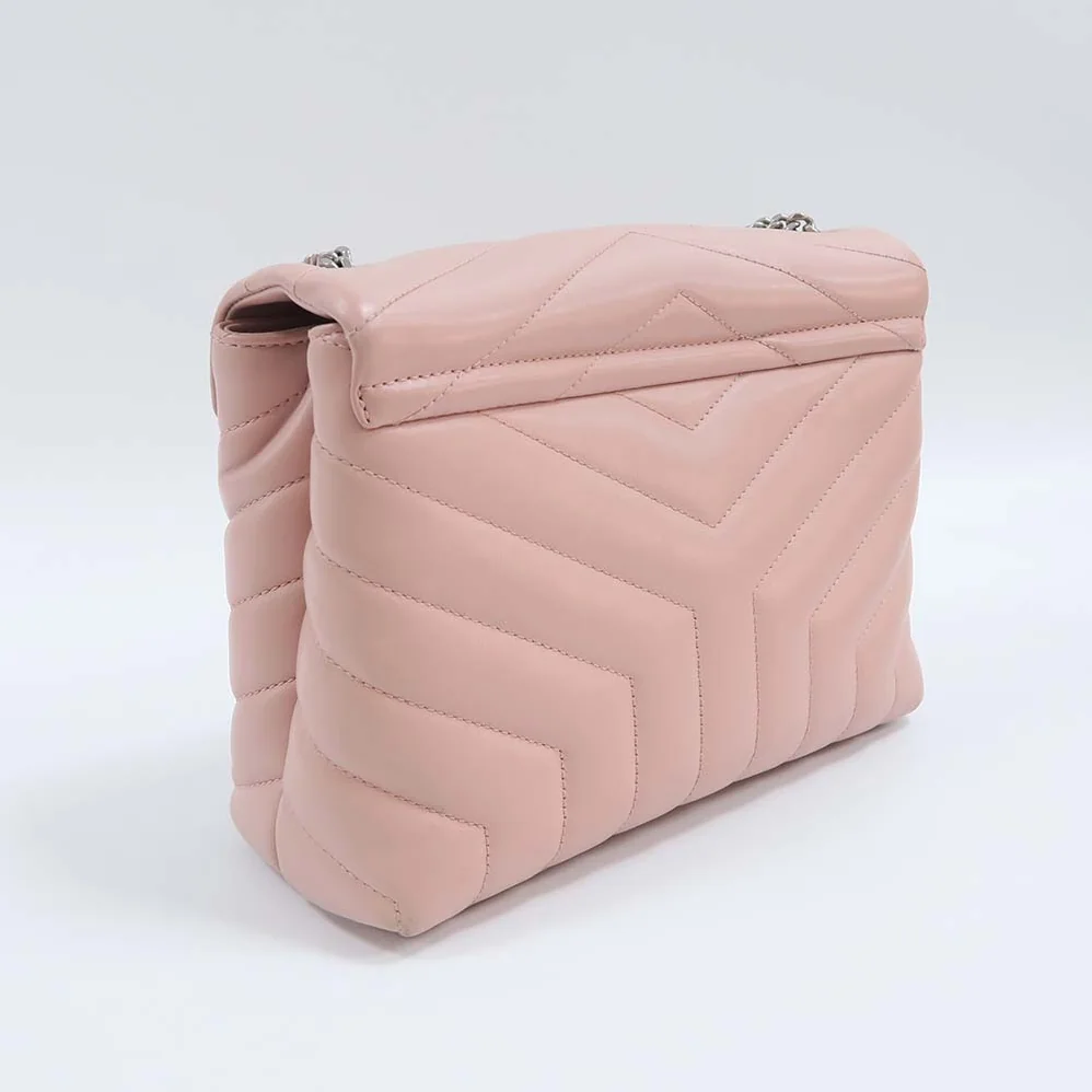 Saint Laurent YSL Loulou Small Matelasse Y Leather for Women in Pink Saint Laurent YSL Loulou Small Matelasse Y Leather for Women in Pink