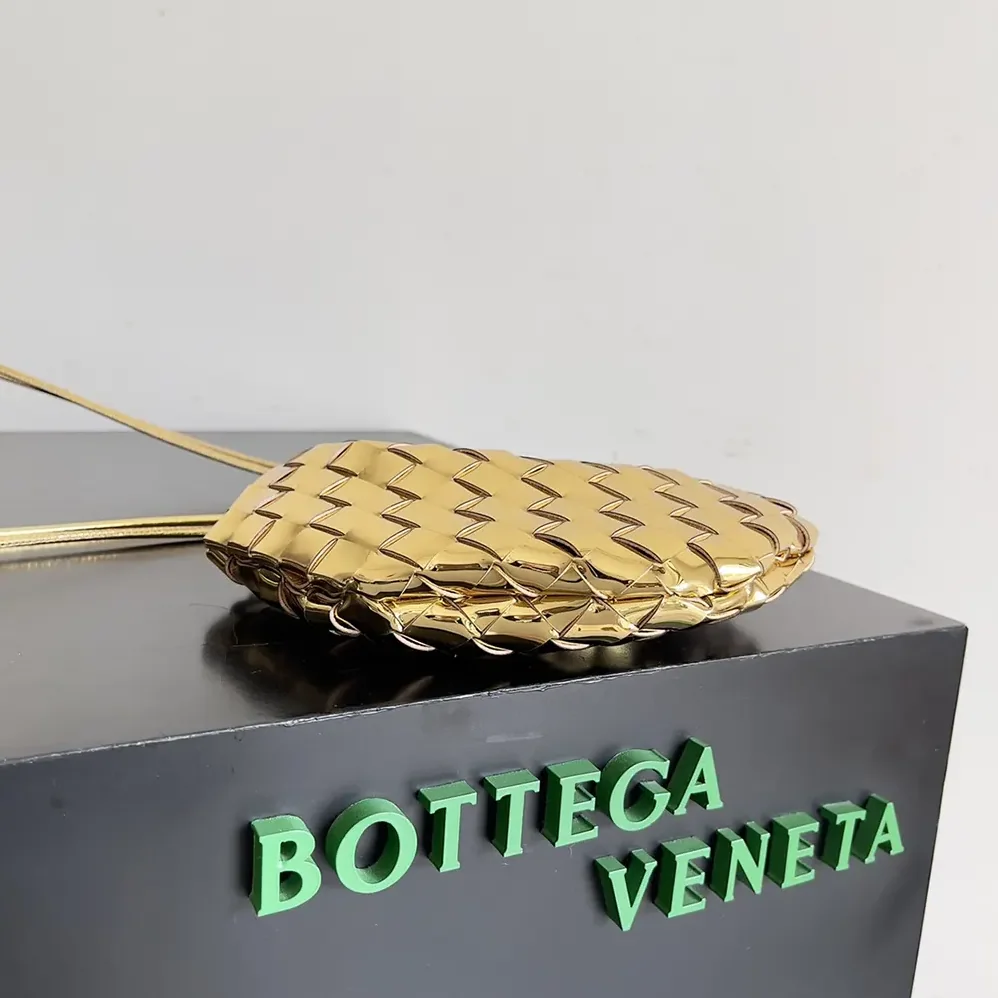 Bottega Veneta Baby Sardine for Women in Gold Bottega Veneta Baby Sardine for Women in Gold