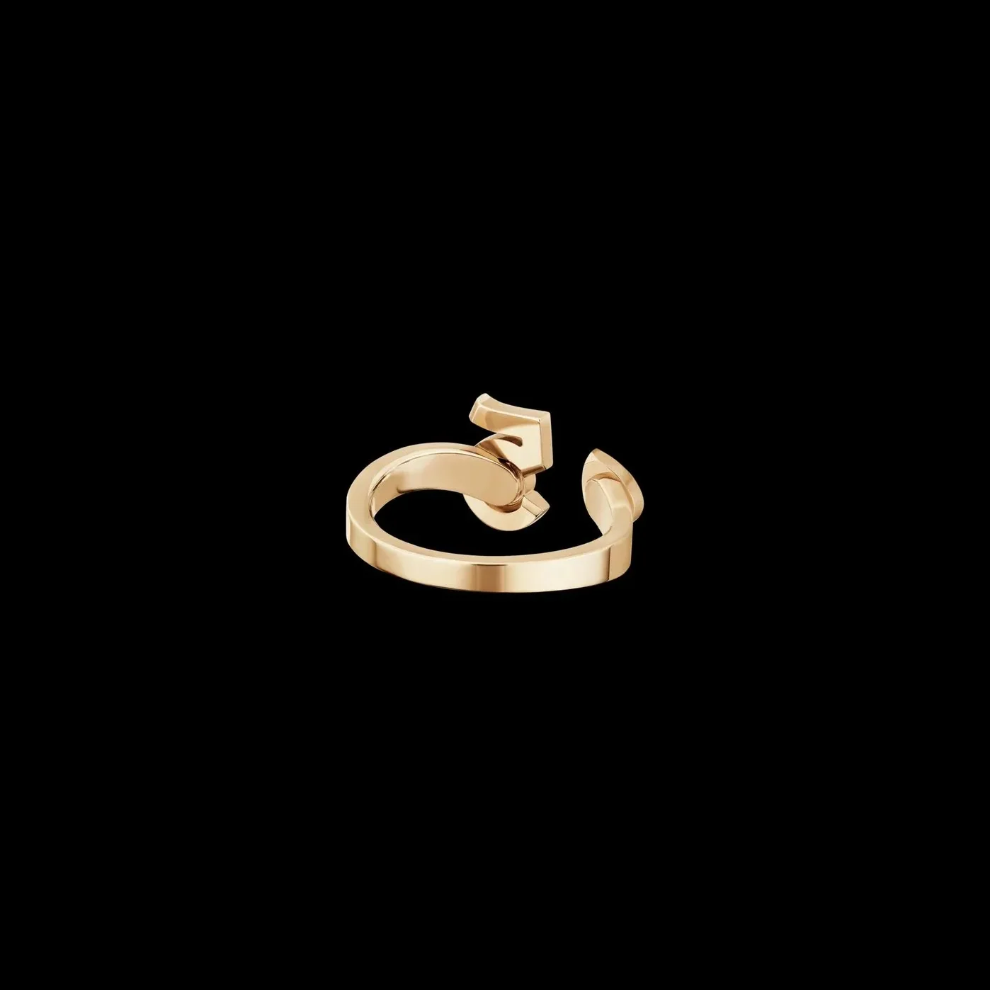 Chanel Extrait De N°5 Ring Beige Gold Chanel Extrait De N°5 Ring Beige Gold