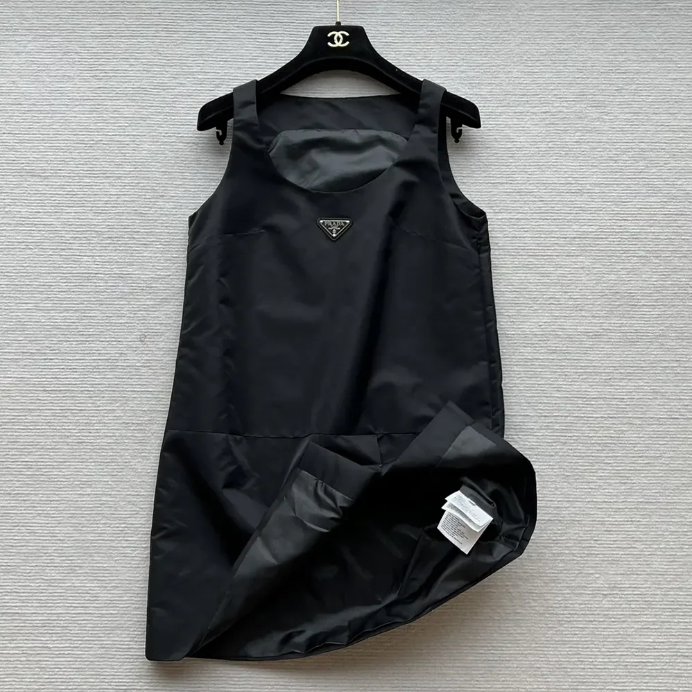 Prada Sleeveless Re for Women in Nylon Dress