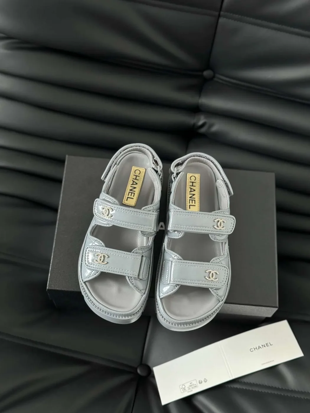 Chanel Sandals Light Blue Chanel Sandals Light Blue