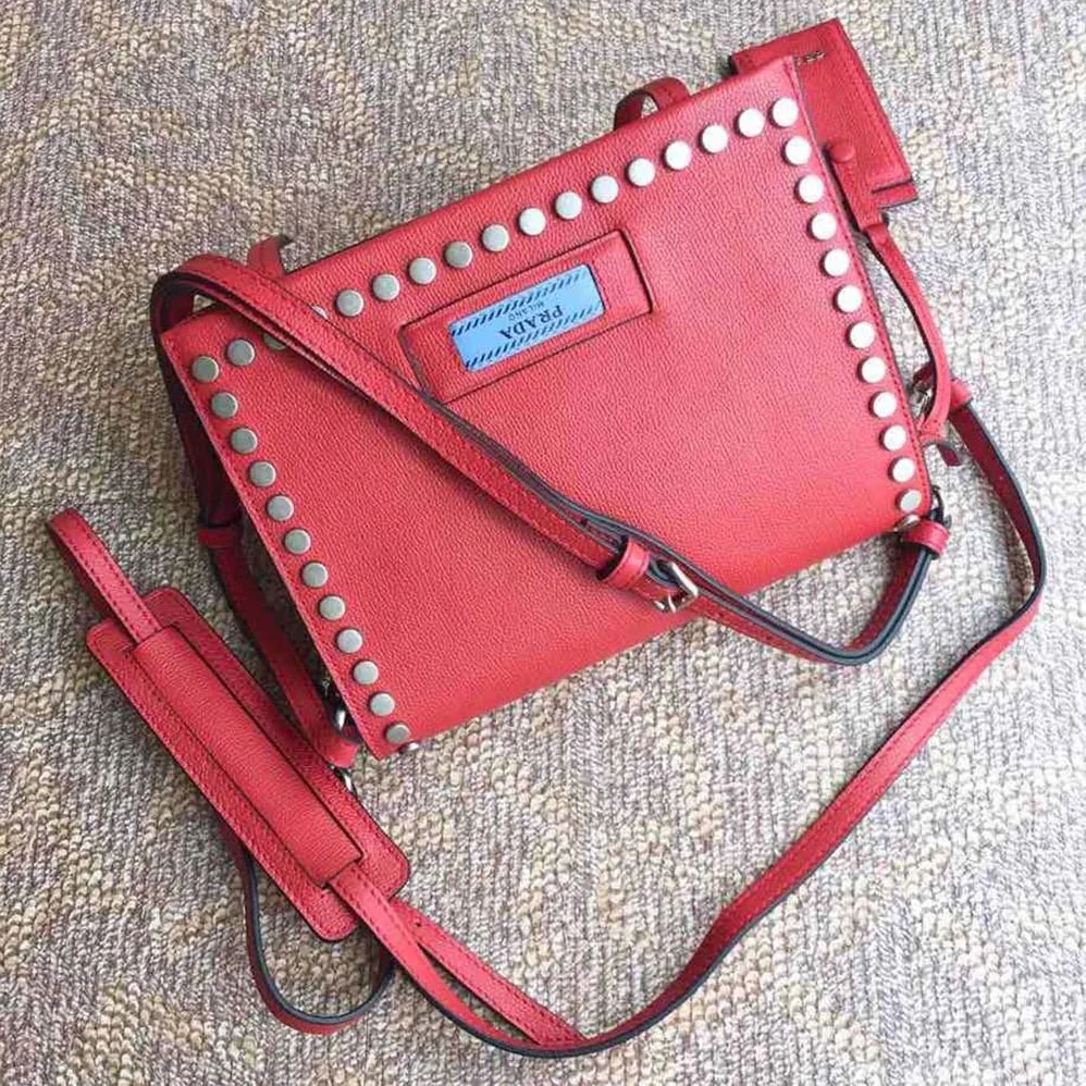 Prada Prada Etiquette Bag for Women in Red Prada Prada Etiquette Bag for Women in Red