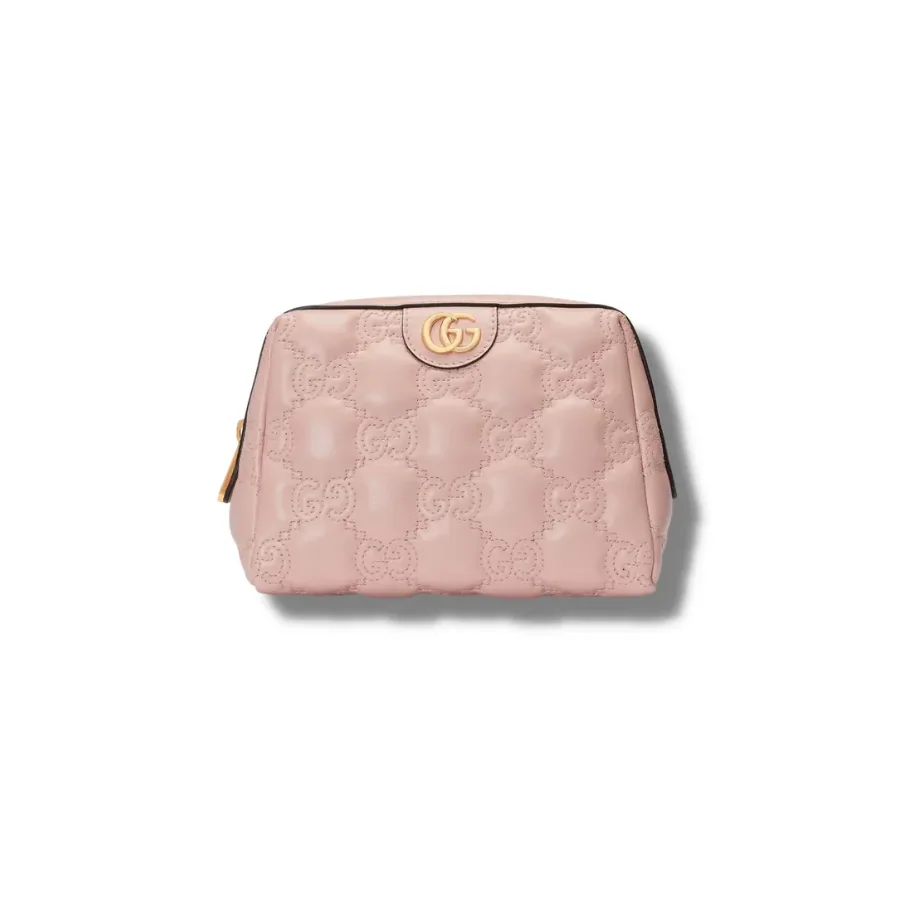 Gucci GG Matelassé beauty case Light Pink /