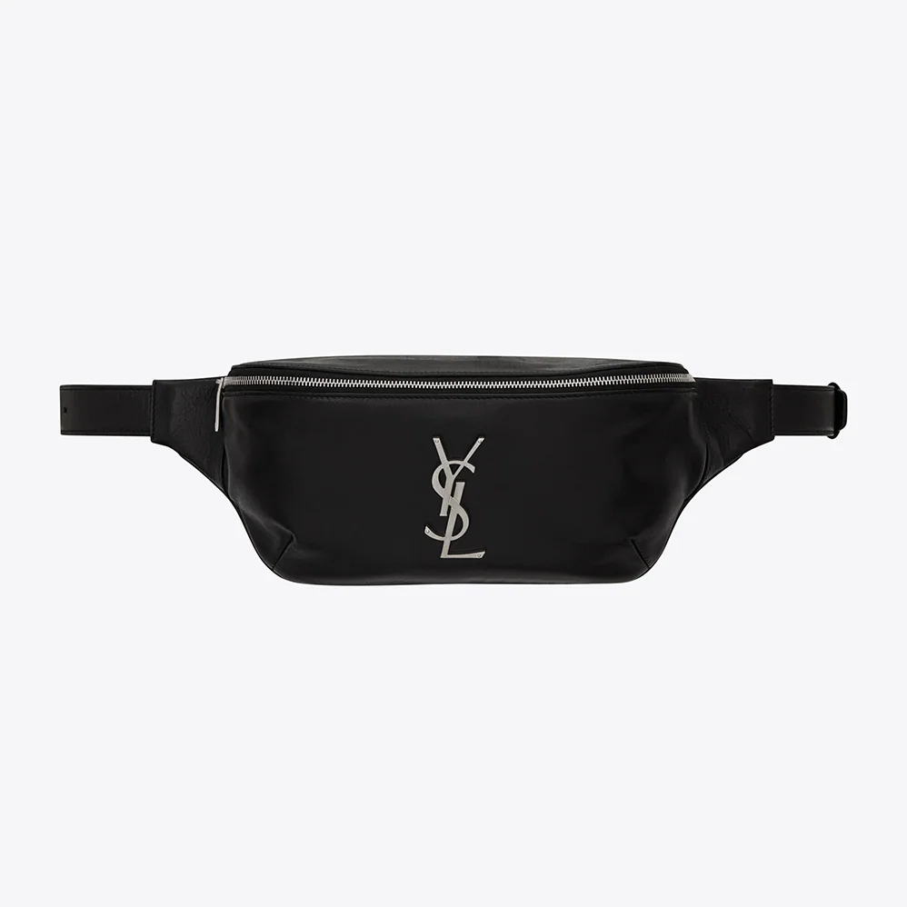 Saint Laurent YSL Classic Monogram Belt Bag in Soft Lambskin for Women Saint Laurent YSL Classic Monogram Belt Bag in Soft Lambskin for Women