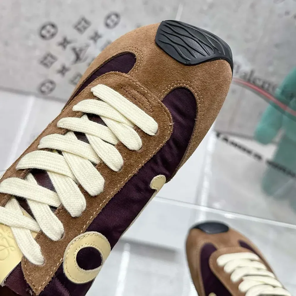 Loewe Ballet Runner 2.0 in Nylon and Calfskin for Unisex in Brown